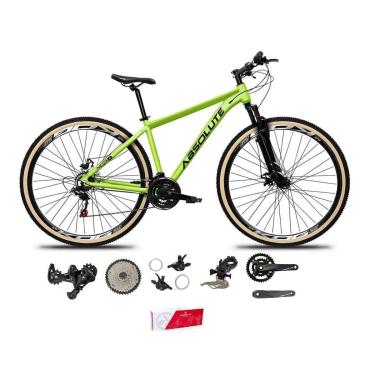 Imagem de Bicicleta Aro 29 Absolute Nero 5 Kit 2x9 Freio Hidráulico K7 11/40 Pdv 24/38 Susp Trava Pneu Faixa-Unissex