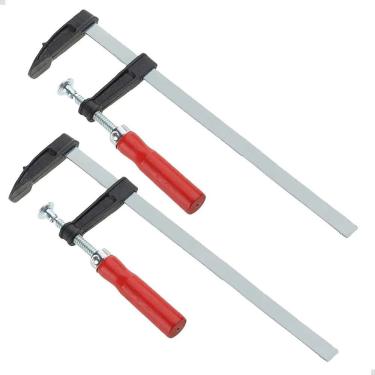 Imagem de Kit 2 Unidades Grampo Sargento Tipo F Marceneiro 50x300 50x200