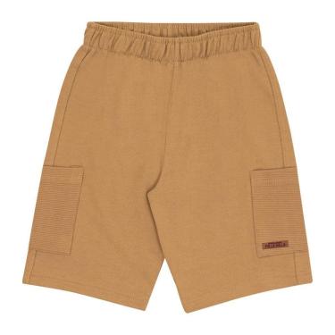 Imagem de Bermuda Marrom Infantil Pulla Bulla Menino - 53466-922-Masculino