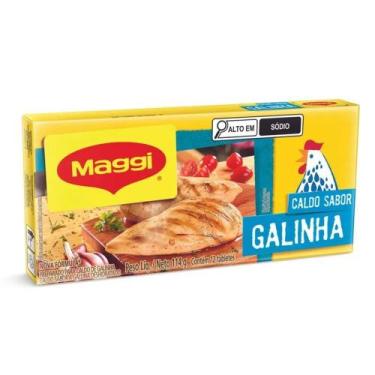 Imagem de Caldo de Galinha Menos Sódio Maggi 114g