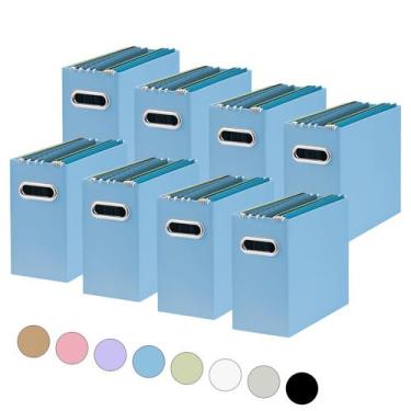 Imagem de Organizador de arquivos Oterri Caixa de papelão dobrável 31x13x25 cm A