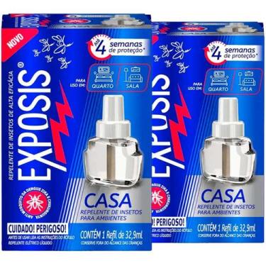 Imagem de Repelente Casa Exposis Repelente Elétrico Líquido 2 Refis