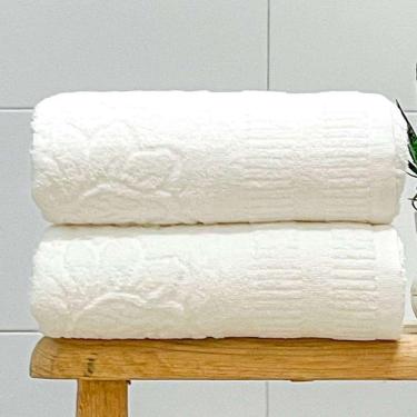 Imagem de Toalha De Rosto Buddemeyer Botanique Extra Soft 48x80 Branco