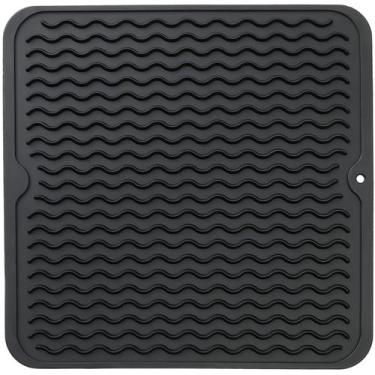 Imagem de Tapete de secagem de pratos de silicone MicoYang Easy Clean resistente