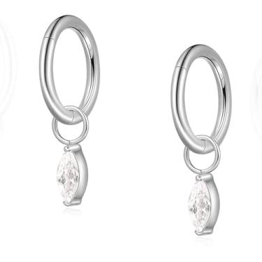 Imagem de limerencia G23 argolas de titânio para piercing de torre de 6 mm, 8 mm, 16 G, 18 g, de titânio, brincos de torre para cartilagem/concha/daith/hélice, anéis empilháveis para mulheres e homens, orelhas