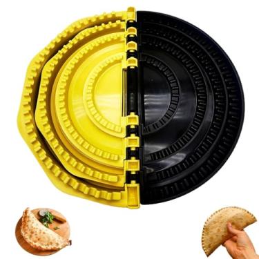 Imagem de Crimpador de tortilla, conjunto de selante Crimp It 4 em 1, máquina de quesadilla ajustável com 10, 15, 20, 25 cm, empanada, prensa de samosa, máquina de plástico livre de BPA para cozinhar facilmente