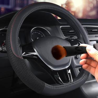 Imagem de aqxreight Escova de Limpeza de Interior de Carro Casa e Carro Escova de Limpeza de Ponta Dupla Espanador Facilmente 2 Tamanhos de Dupla X Com Detalhamento Automático Polegadas 4 8 A de de Interior