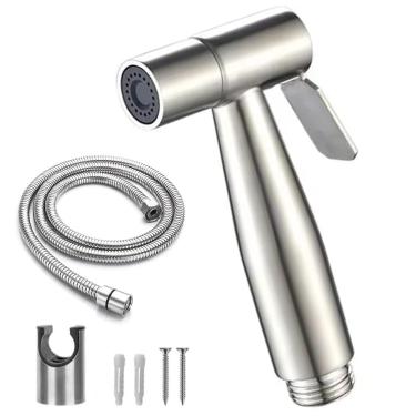 Imagem de Ducha Higienica Chuveirinho Banheiro Lavabo Box Privada Mangueira Flexivel Limpeza Higienizaçao Suporte Resistente