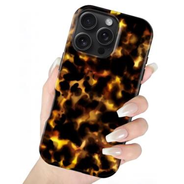 Imagem de Marosoniy Capa para iPhone 16 Pro Max, linda capa de telefone de tartaruga estética, capa rígida híbrida de 2 camadas + capa protetora de silicone