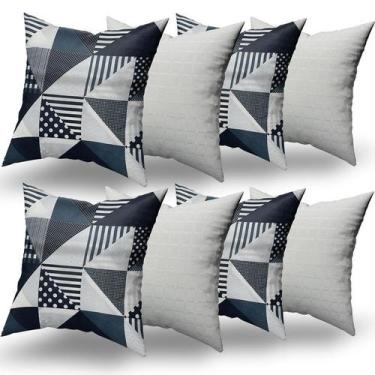 Imagem de Capas de Almofadas Decorativas 8 Unidades Com Ziper - RT MAGAZINE, KCT