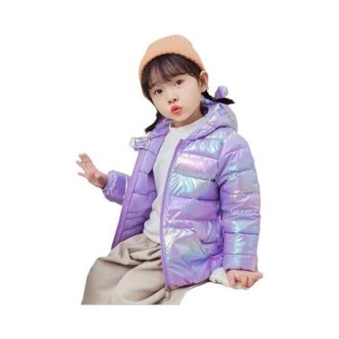 Imagem de Jaqueta Leve Com Capuz Para Meninos E Meninas, Casaco Colorido E Quent