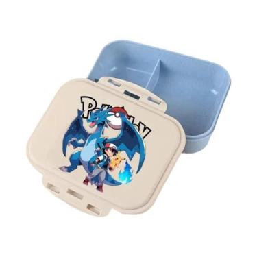 Imagem de Lancheira Infantil Pokémon Charizard Portátil Isolada Para Meninos E M