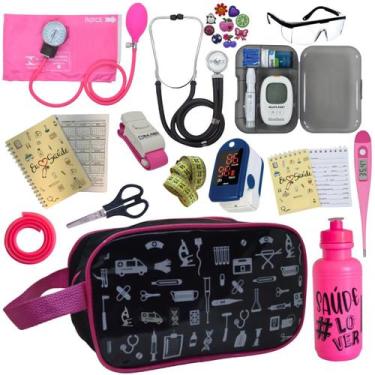 Imagem de Kit De Enfermagem Completo Medidor Glicose Aparelho Pressao - P.A. MED