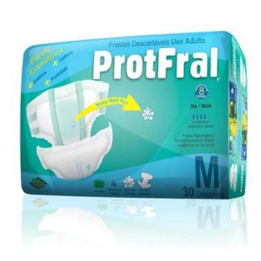 Imagem de Fralda adulto geriátrica descartável protfral dia/noite - Protclean, M