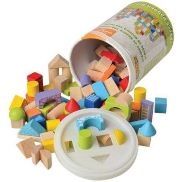 Imagem de Brinquedos construtivos Stackers Mini Blocks 100 unidades+12 m - Const