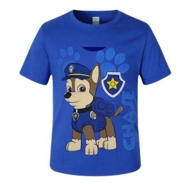 Imagem de Patrulha Canina Camiseta camisa Fantasia Infantil Marshal Ryder chaise