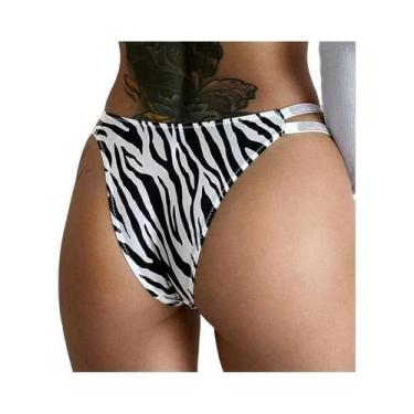 Imagem de Calcinha Sexy De Renda Com Strass Para Mulheres, G-string De Baixa Cin