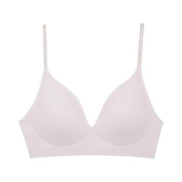 Imagem de Sutiã Sem Costura Sexy Com Decote Em V Profundo E Alças Com Letras, Pu