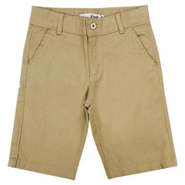 Imagem de Bermuda Juvenil Look Jeans Alfaiataria Collor - 14 - CARAMELO-Unissex