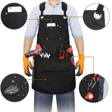 Imagem de Avental de lona para marcenaria ferramenta de trabalho - CANVAS TOOLS,
