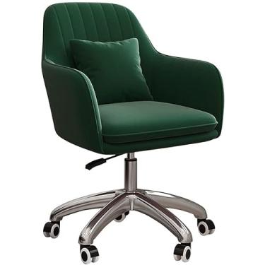 Imagem de Cadeira de escritório giratória cadeira de computador encosto cadeira de escritório doméstico confortável sedentário quarto estudo banco de estudo cadeira giratória cadeira de mesa ergonômica