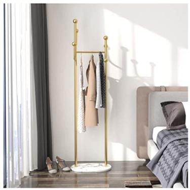Imagem de SLGGPJBU Cabideiro de metal que economiza espaço, suporte de armazenamento de árvore, para quarto, escritório, corredor, entrada, suporte de roupas