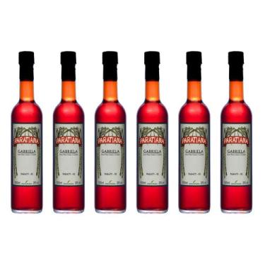 Imagem de Kit 6 Cachaças Gabriela Paratiana 500 ml Licor Tradicional com Sabor d