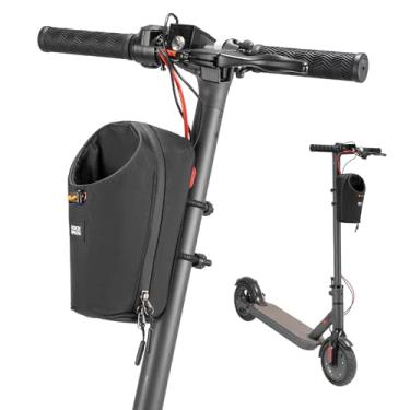 Imagem de ROCKBROS Suporte para garrafa de água de bicicleta, suporte de copo de bicicleta de grande capacidade de 1,6 L, gaiola de garrafa de água, impermeável, bolsa de armazenamento com moldura frontal de