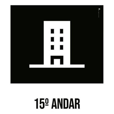 Imagem de Kit 3 Placas Desenho - 15 Andar