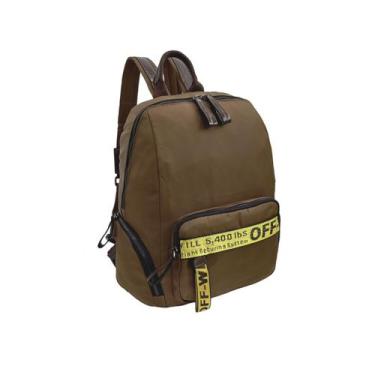 Imagem de Mochila costas feminina reforçada escola trabalho - Arara Dourada, Mar