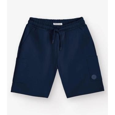 Imagem de Bermuda Piquet Verona Menino Trick Nick Azul, 10, Azul