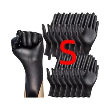 Imagem de Luvas Descartáveis pretas 20/100/200PCS Para Limpeza Doméstica De Cozi