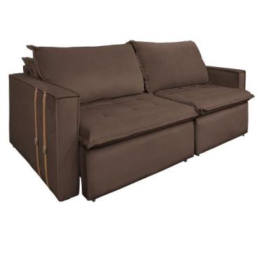 Imagem de Sofá Retrátil Reclinável 2 lugares 180 cm México Veludo K01 - D'Rossi,