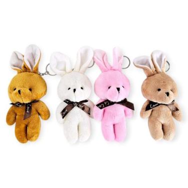 Imagem de Mini Coelho Páscoa Em Pé Coelhinho Pelúcia Lembrancinha - Un - MultiA,