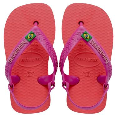 Imagem de Chinelo Infantil Elástico Baby Havaianas Brasil Logo-Unissex
