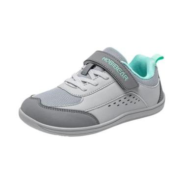Imagem de Tênis Minimalistas Para Crianças Com Bico Largo HOBIBEAR Em material s