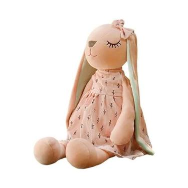 Imagem de Brinquedo De Pelúcia Coelho Fofo, Animal De Pelúcia Leve Em Poliéster 