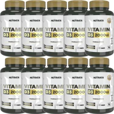 Imagem de Kit 10X Vitamina D3 - 60 Cápsulas - Nutrata-Masculino