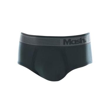 Imagem de Cueca Slip Mash 713.02 Masculina Sem Costura Microfibra T. P/GG, M, Cz
