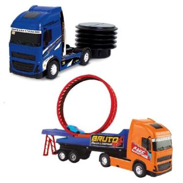 Imagem de Caminhão Propulsor a ar e Looping Brinquedo Meninos - UTILIZAÍ DISTRIB
