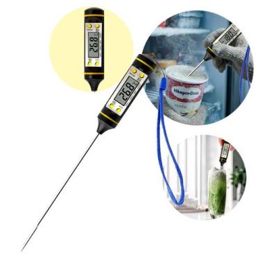 Imagem de Termômetro Culinário Digital Com Espeto Medição -50C A 300C - Nilo-imp
