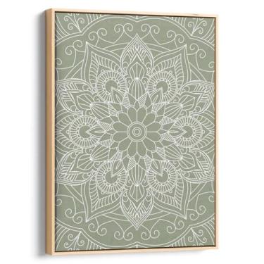 Imagem de Quadro Mandala - Elegância da Natureza Simétrica - Mioquadros, 60x40 c