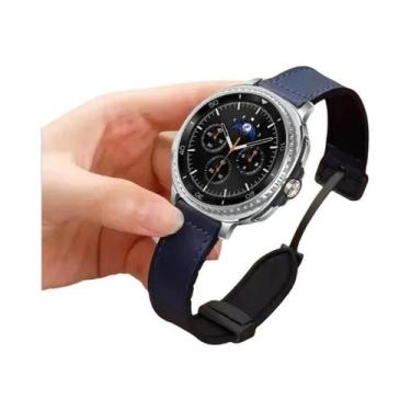 Imagem de Pulseira De Silicone E Couro De 40mm, 44mm, 46mm Para Samsung Galaxy W