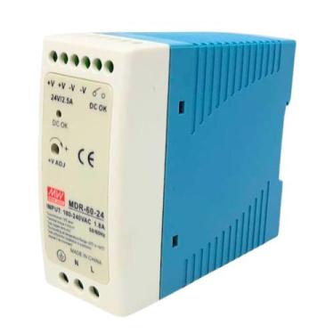 Imagem de Fonte de alimentação mean well modelo mdr-60-24 2.5a - ENG