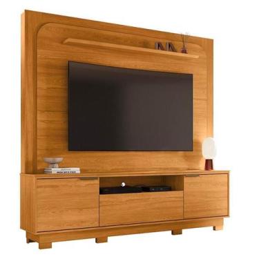 Imagem de Estante Home Theater Nilo Com Pés Cinamomo - Madetec