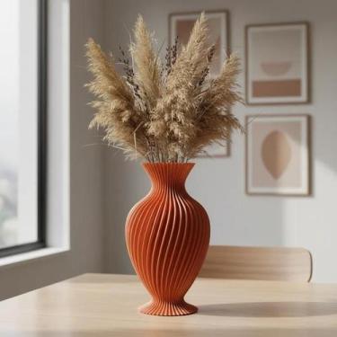 Imagem de Vaso Jarro Decorativo Clássico Plástico Para Flores Artificiais Sala M