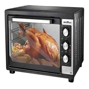 Imagem de Forno Eletrico Bancada Britania 50l Preto Com Dourador 220V, 220V