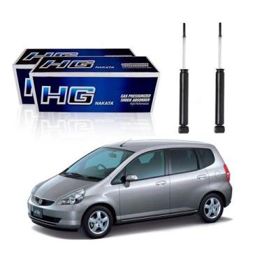 Imagem de Par Amortecedor Traseiro Fit 1.4 2003 A 2008 - Nakata