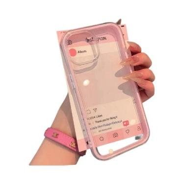Imagem de Capa Traseira Transparente De Silicone Com Bumper Para iPhone 17 16 15