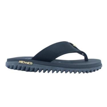 Imagem de Chinelo masculino kenner kivah tks dlk, Preto, Dourado, 38
